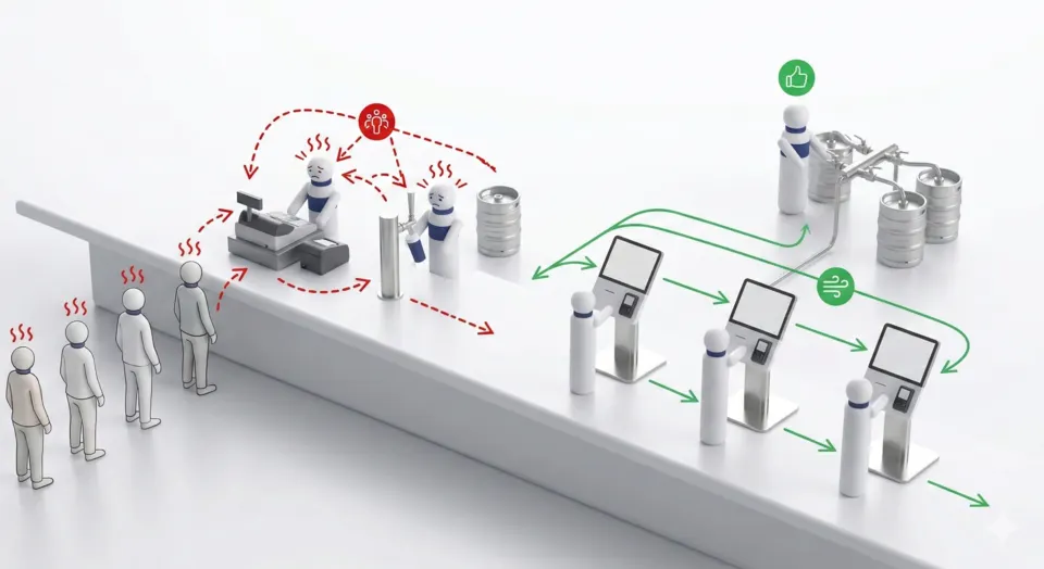 Warteschlangen verkürzen
